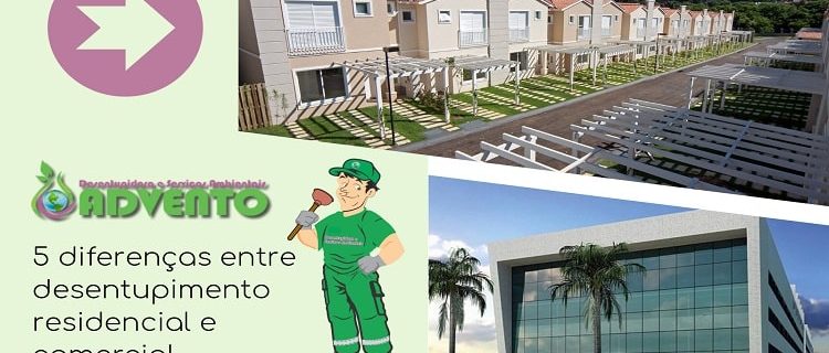 5 diferenças entre desentupimento residencial e comercial