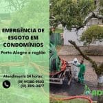 Desentupidora emergencial 24h para Condomínios de Porto Alegre