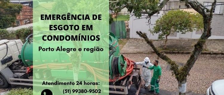 desentupidora emergencial 24h para condomínios em porto alegre e região orçamento grátis desentupimento de rede