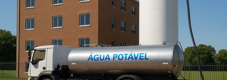Entrega de água com caminhão pipa em Porto Alegre. Saiba como funciona, preços, prazos e quando contratar a Advento.