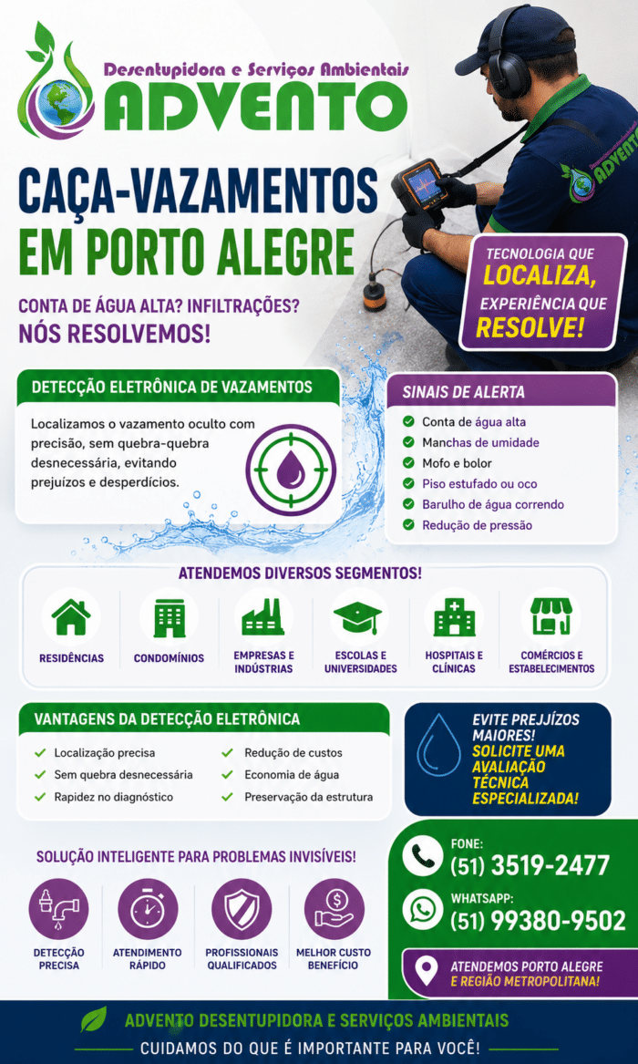 caca-vazamentos-advento-700x1167 Serviço de caça-vazamentos em Porto Alegre: conta de água alta demais e infiltrações